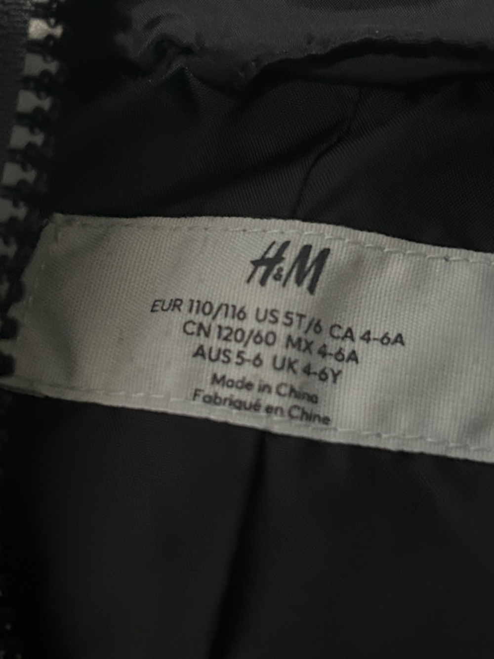 H&M Black Puffer Jacket - Picture 3 of 3